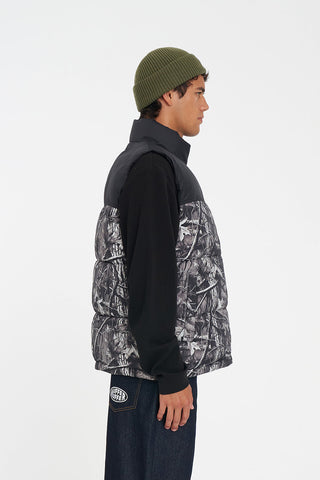 MENS RIDER PUFFER VEST WOODHILL/BLK