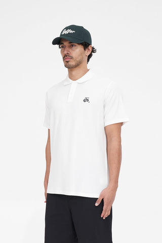 MENS CLASSIC SS POLO/BUGGIN CHALK
