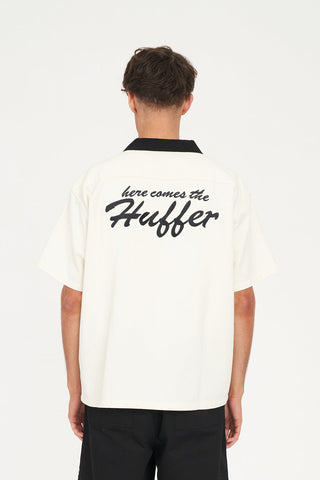 STRIKE SHIRT/HERE COMES ECRU/BLACK
