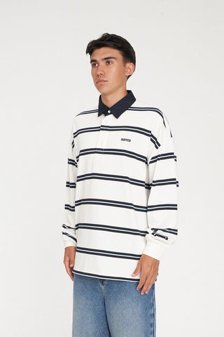 STRIPE GRAND RUGBY CHALK/NAVY/BLUE