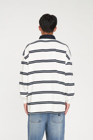 STRIPE GRAND RUGBY CHALK/NAVY/BLUE