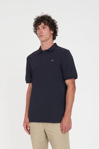 CLASSIC SLIM POLO/3BALL NAVY