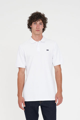 CLASSIC SLIM POLO/3BALL WHITE