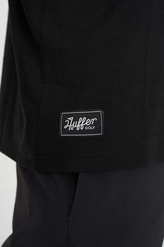 TECH PANEL SS POLO BLACK/CHALK
