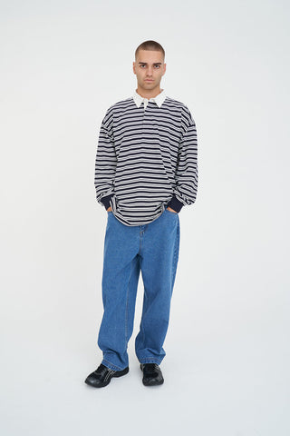 STRIPE GRAND RUGBY NAVY/CHALK