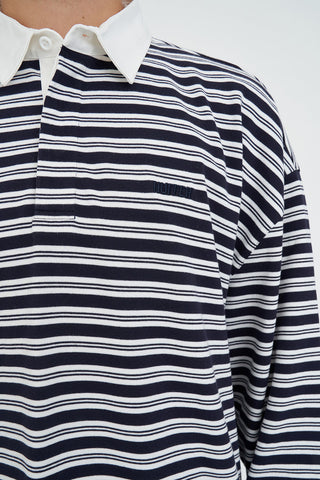 STRIPE GRAND RUGBY NAVY/CHALK