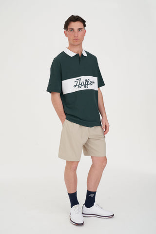 PAR LINE SS POLO GOLF GREEN/WHITE