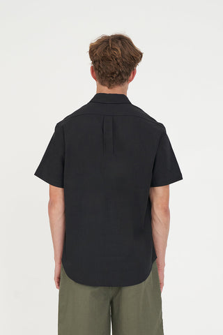 LIN-IN SS SHIRT BLACK