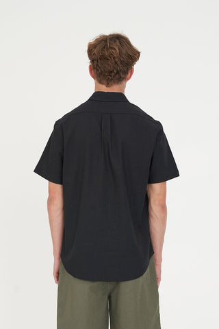 LIN-IN SS SHIRT BLACK