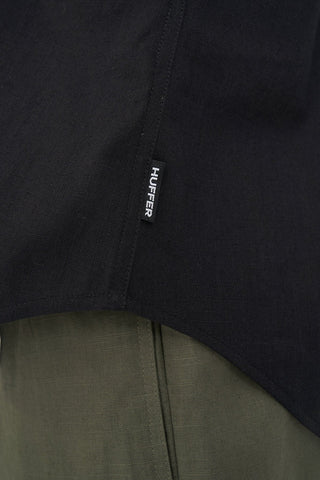 LIN-IN SS SHIRT BLACK
