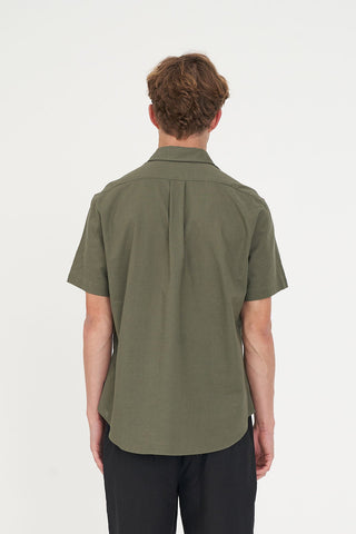 LIN-IN SS SHIRT KHAKI