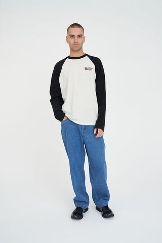 RAGLAN LS TEE/PITT FOG