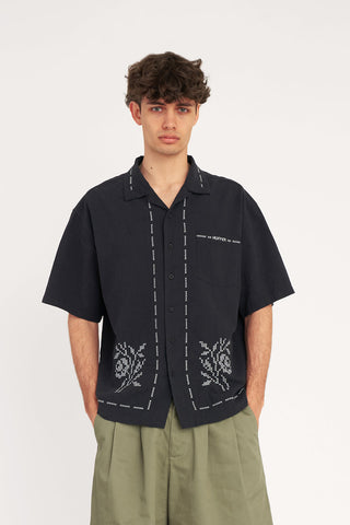 CABANA FLOR SHIRT BASALT