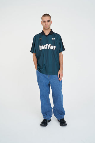 MENS FOOTBALL JERSEY/TRAP EMERALD