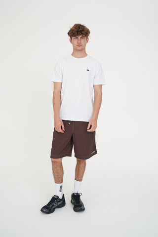 TIDE STITCHED SHORT COCOA