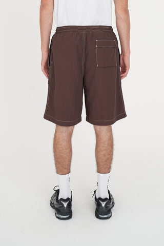 TIDE STITCHED SHORT COCOA