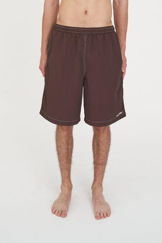 TIDE STITCHED SHORT COCOA