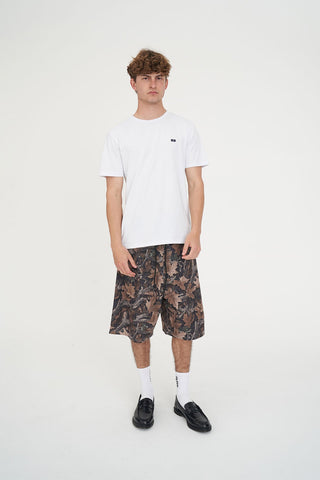 CAMO BOARD SHORT FIXED WAIST BROWN