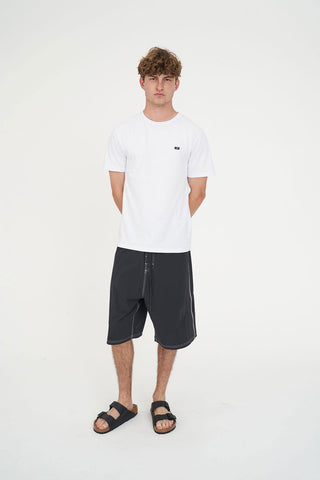 STITCHED BOARD SHORT BLACK