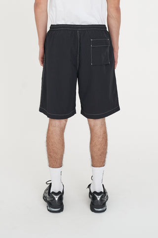 STITCHED BOARD SHORT BLACK