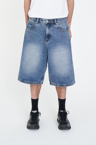 X-TRA BAGGY DENIM SHORT STABLE WASH