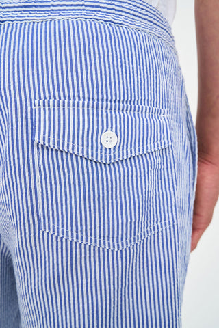 STRIPE RESORT SHORT BLUE