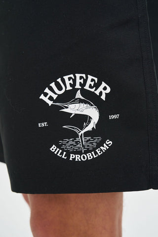 HFR SWIM TRUNK/BILLED BLACK