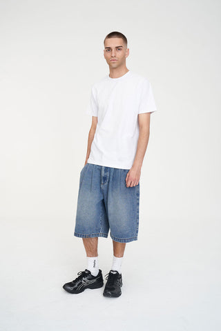 BASIC MENS SLIM TEE 220 WHITE