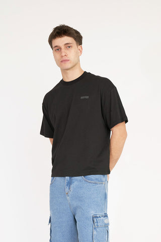 BASIC CROP TEE 220/GRIND BLACK