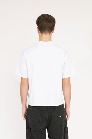 BASIC CROP TEE 220/GRIND WHITE