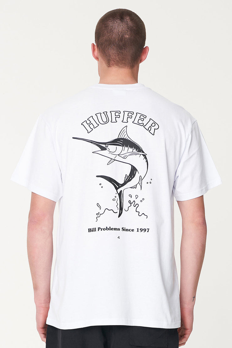 MENS SUP TEE/BILL PROBLEMS WHITE