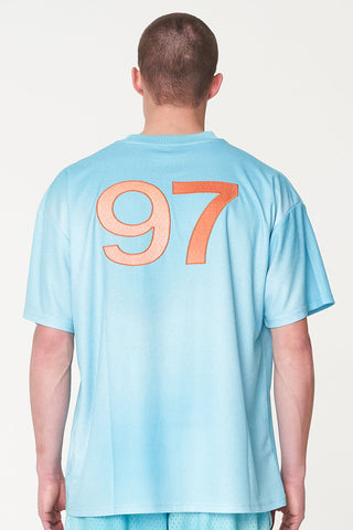 3 BALLER SWISH TEE AQUA