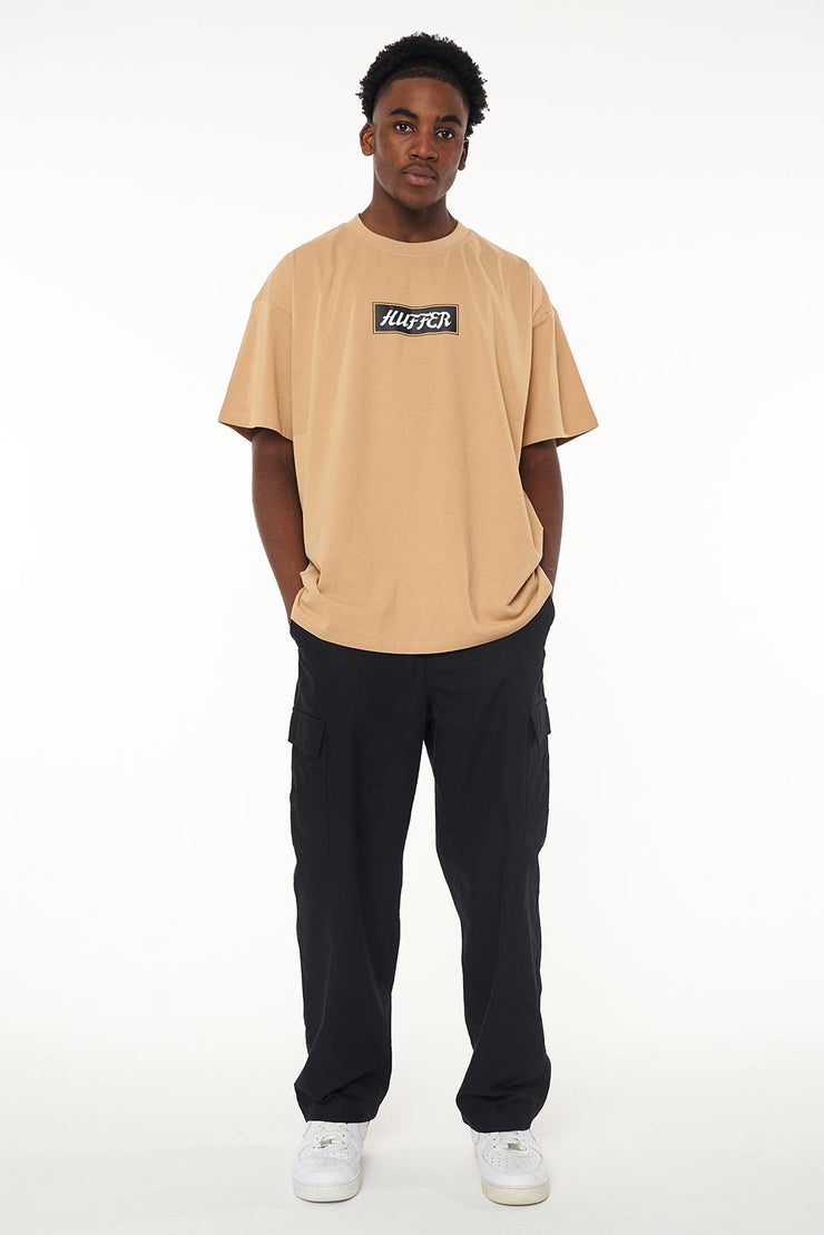 BLOCK TEE 220/BOX OUT CAMEL