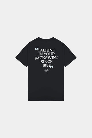 MENS BLOCK TEE 220/BACKSWINGER BASALT