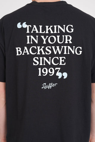 MENS BLOCK TEE 220/BACKSWINGER BASALT