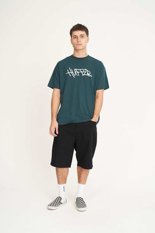 BLOCK TEE 220/WAVES EMERALD
