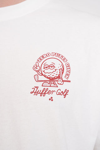 MENS BLOCK TEE 220/ZERO PUTTS CHALK