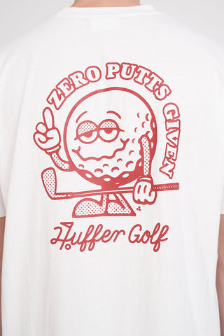 MENS BLOCK TEE 220/ZERO PUTTS CHALK