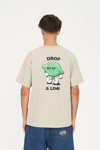 BLOCK TEE 220/DROP A LIME MOONROCK