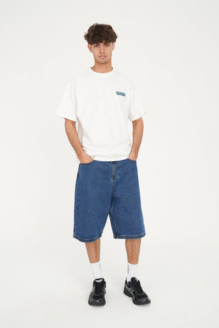 BLOCK TEE 220/FAT CAP CHALK