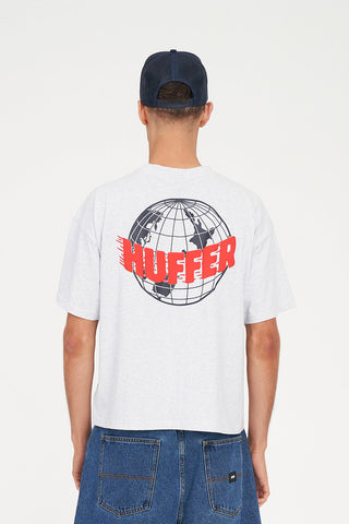 BLOCK CROP TEE/AIRHUFFER SILVERMARLE