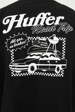 BLOCK CROP TEE 220/GAS IT BLACK