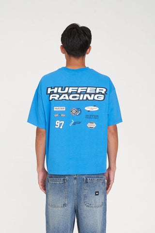 BLOCK CROP TEE/SPONSORS SPRINT BLUE