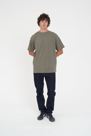 WAFFLE SUP TEE KHAKI
