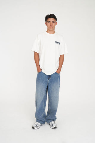 BLOCK TEE 220/KICK ONS CHALK