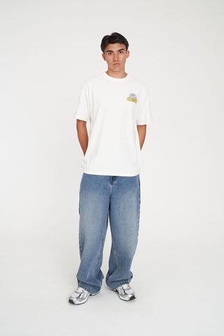BLOCK TEE 220/97 MIX CHALK