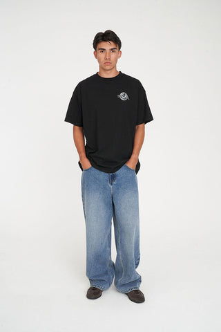 BLOCK TEE 220/FLIGHT PLAN BLACK