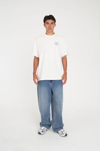 BLOCK TEE 220/FLIGHT PLAN CHALK