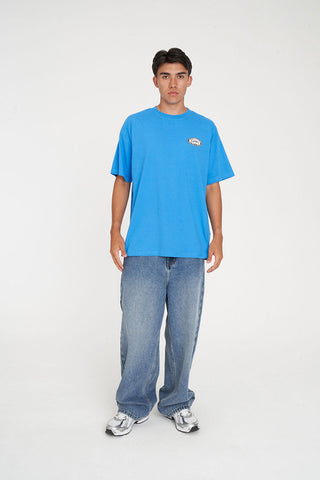 BLOCK TEE 220/ROUNDERS SPRINT BLUE