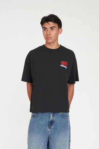 CROP BLOCK TEE 220/MEMPHIS BASALT